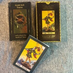 Gold Foil Tarot Cards